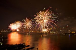 Programação dos shows e eventos em comemoração a Independência dos Estados Unidos