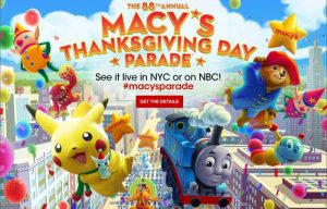 O desfile de Ação de Graças da Macys acontece no próximo dia 27 de novembro