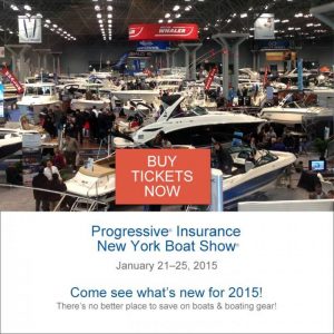 O New York Boat Show será realizado durante o período de 21 a 25 de janeiro de 2015