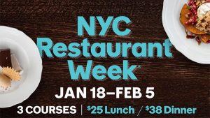 NYC Restaurant Week Winter – 18 de janeiro a 05 de fevereiro de 2016