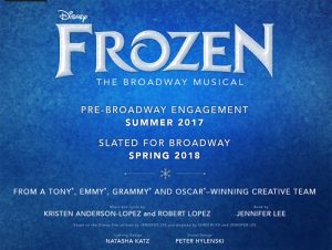 Frozen chega à Broadway em 2018
