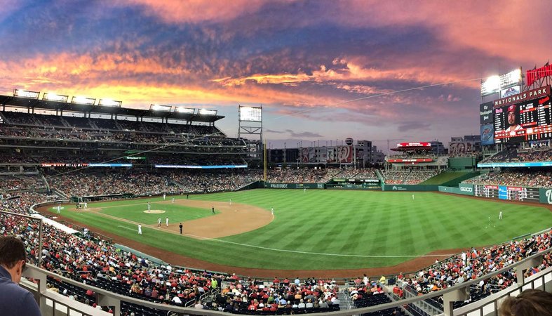 hero nationals game at sunset credit rudi riet flickr user rudiriet