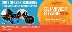 Central Park SummerStage segue com a sua programação até 23 de setembro de 2016