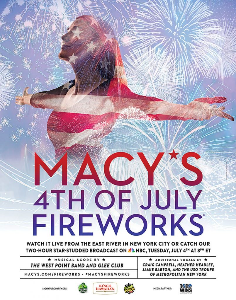 41st macys 4th of july fireworks poster