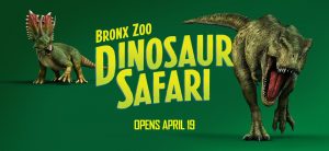 Dinosaur Safari retorna ao Bronx Zoo no dia 19 de abril