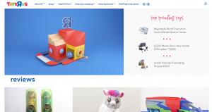 O novo site da Toys “R” Us já está no ar!