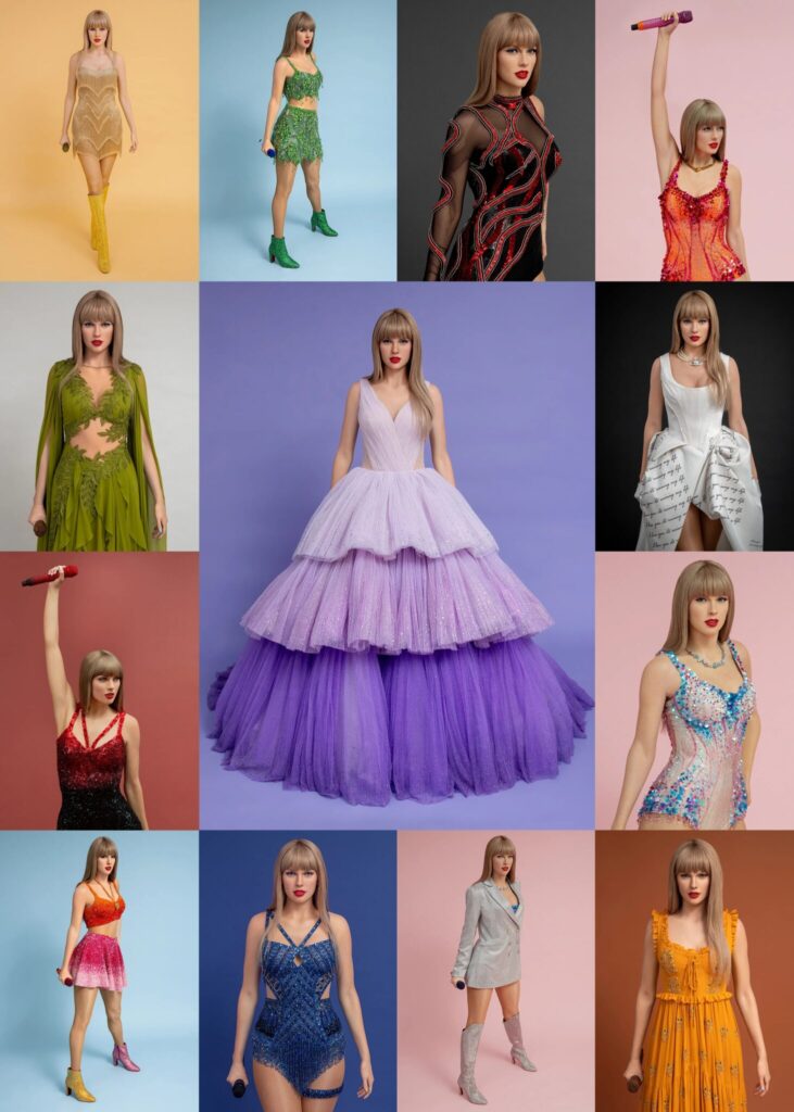 madame tussauds unveils 13 new taylor swift figures in historic global launch