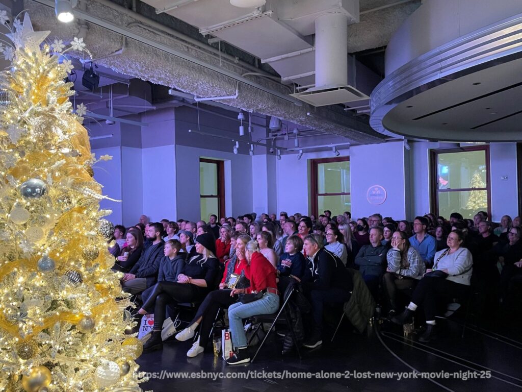 home alone movie night experience at esb